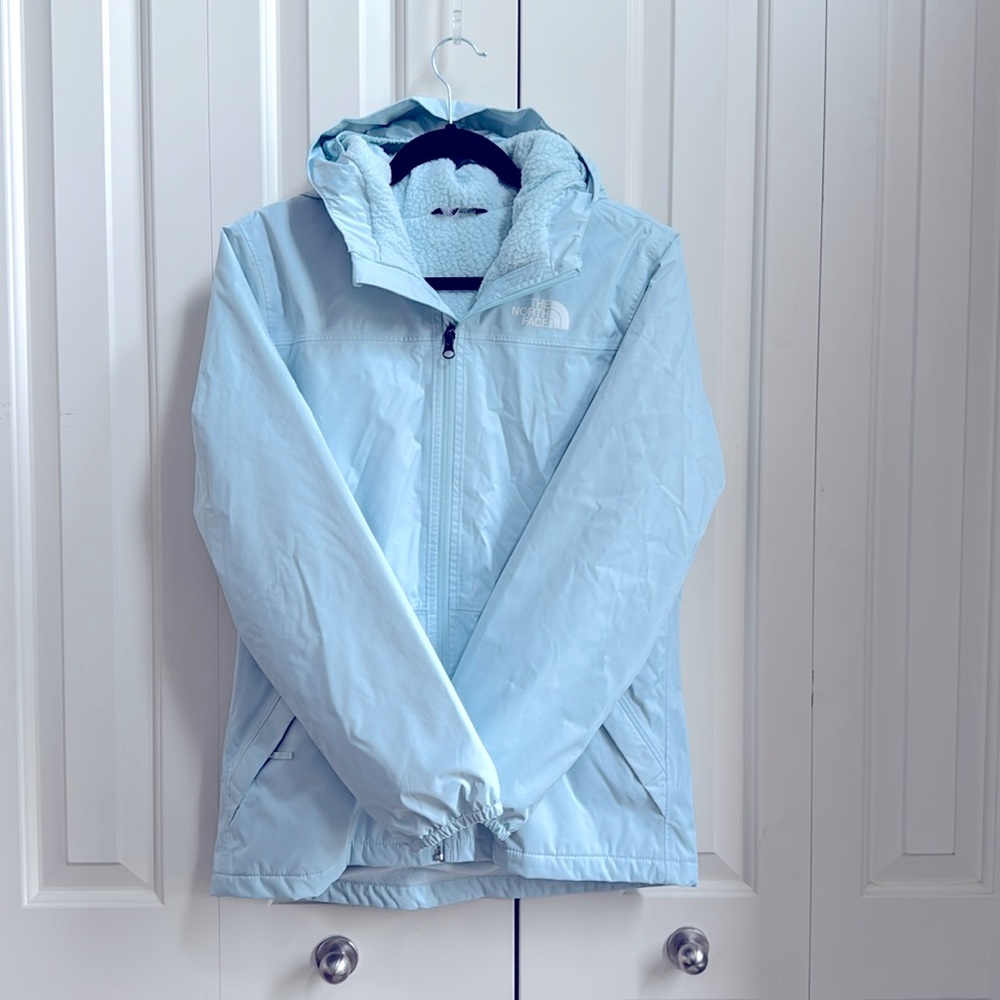 Girls The North Face insulated rain jacket